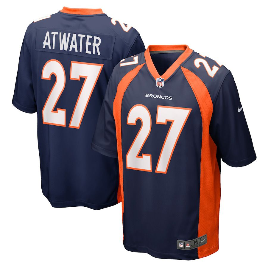 Men Denver Broncos #27 Steve Atwater Nike Navy Retired Player NFL Jersey